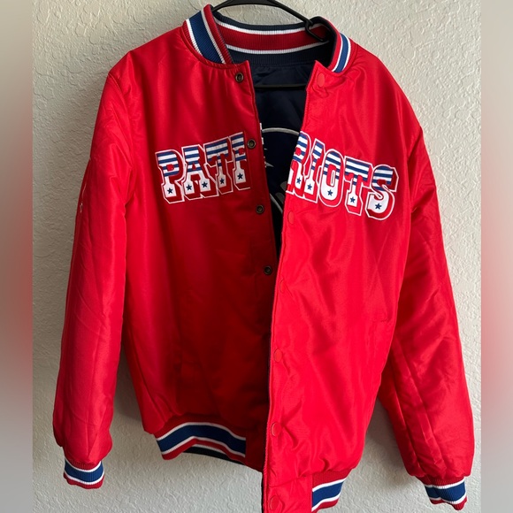 Men's Reversible New England Patriots STARTER  Jacket - Medium - NEW - Picture 1 of 9